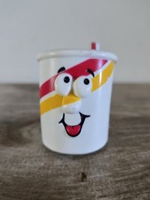 Vtg 1989 Burger King Kids Club Lickety Split Rolling Racer Drink Cup Toy