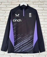 England National Cricket Team Castore Jacket Top Men's Size S