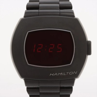 Hamilton PSR H52404130 SS SS QZ Digital-Face Extra-Link 9