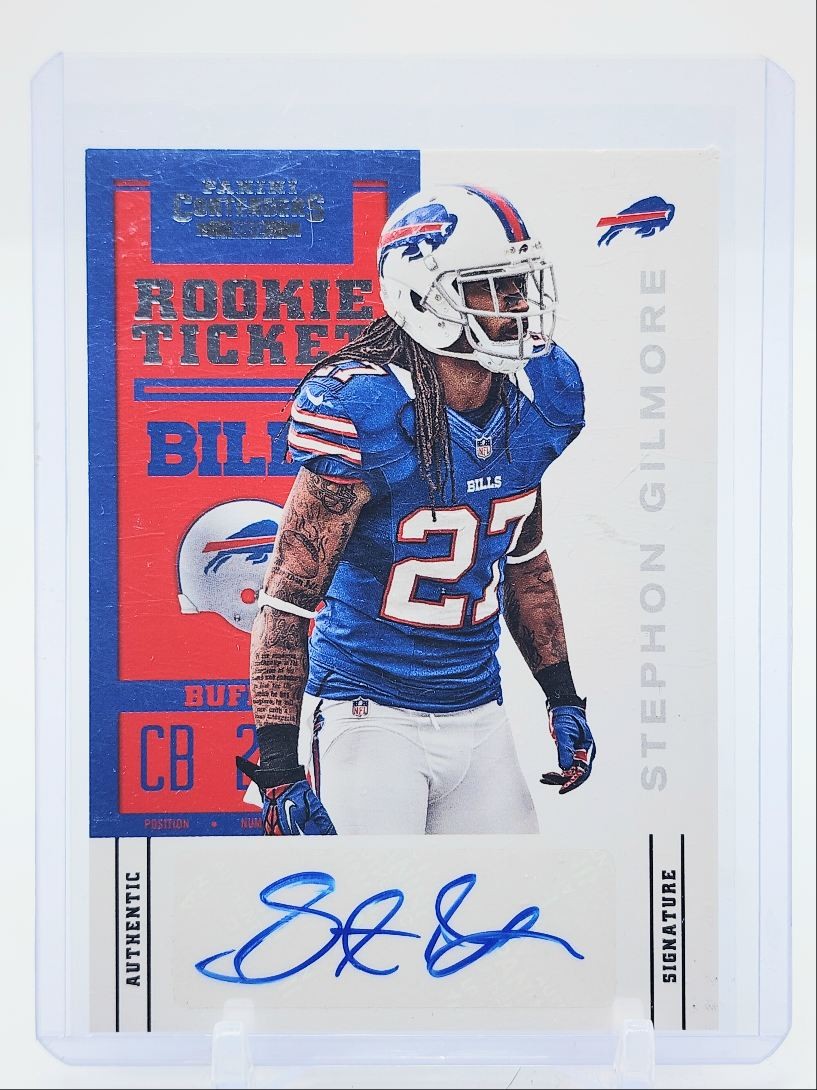 STEPHON GILMORE 2012 CONTENDERS ROOKIE TICKET AUTOGRAPH BILLS RC AUTO Q1713