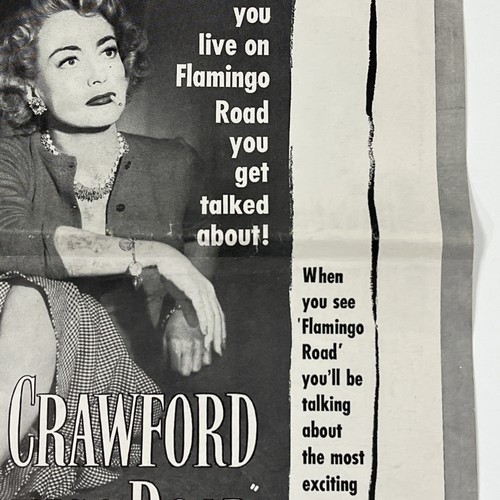 Joan Crawford Flamingo Road Warner Bros Campaign 1949 12pg Ad Poster Pressbook - Picture 13 of 24