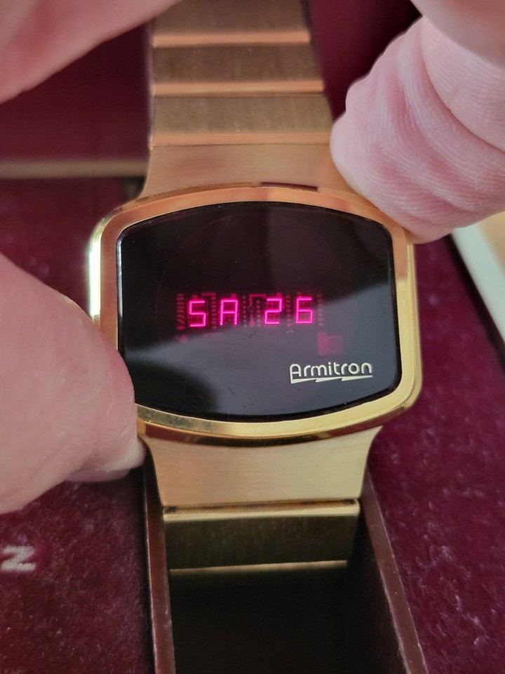 Armitron Vintage Digital Led Watch | eBay