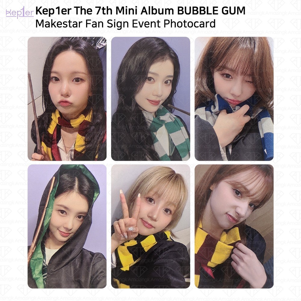 Kep1er 7th Mini Album Bubble Gum Makestar Fan Sign Event Photocard