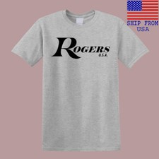Rogers Drums USA Men's Grey Size S-5XL