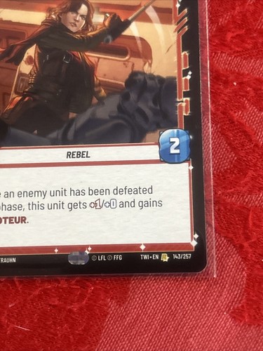 Star Wars Unlimited - Jyn Erso - Stardust - (TOR) 143/257 - Picture 5 of 7