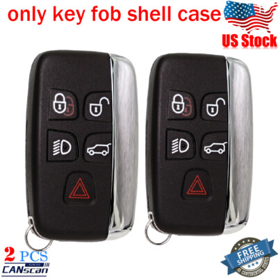 2 FOR LAND ROVER RANGE ROVER RR SPORT EVOQUE KEY FOB REMOTE COVER SHELL CASE