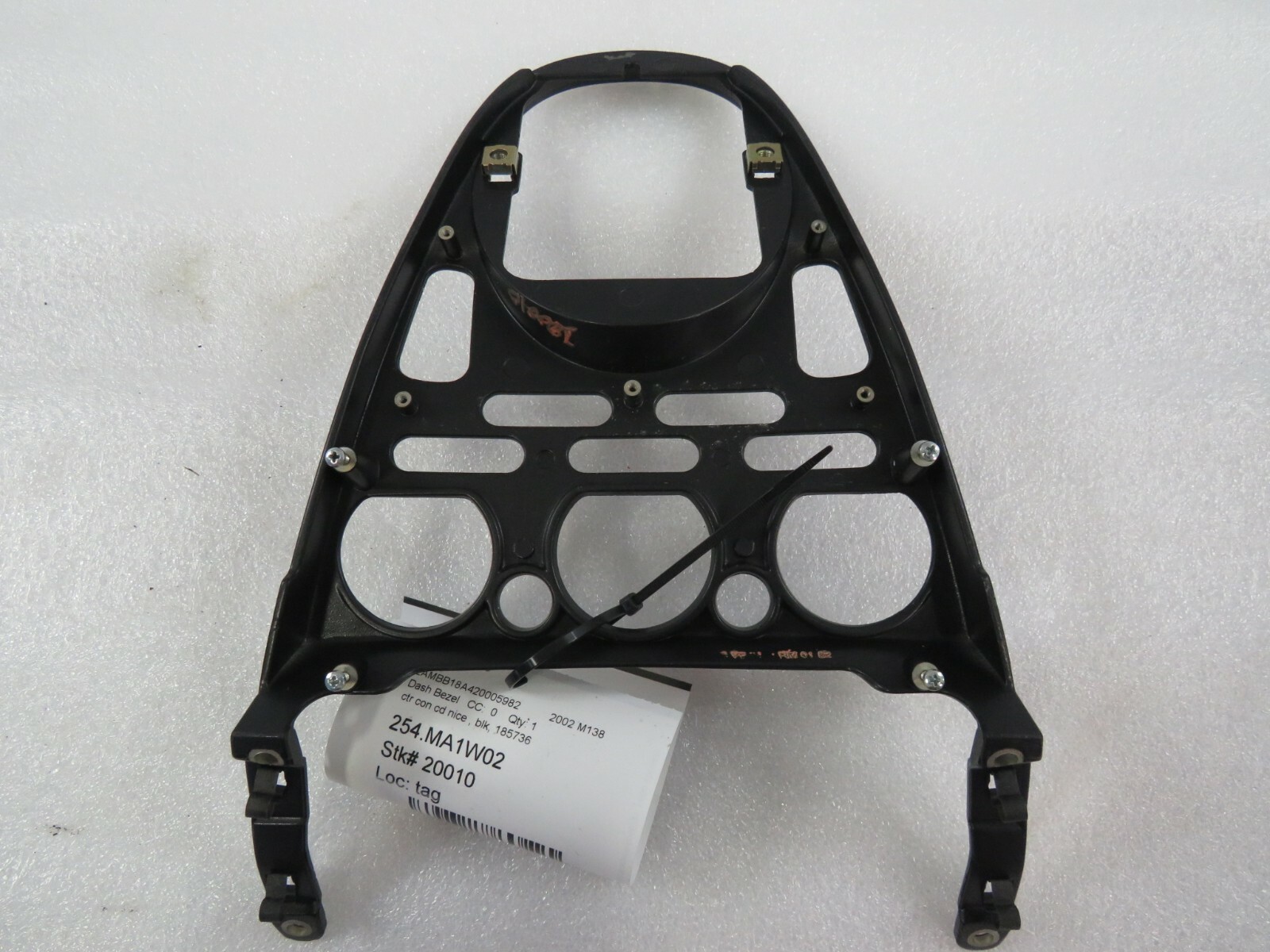 Maserati Coupe, Spyder F1, Climate Control Bezel, Black, Used, P/N 185736