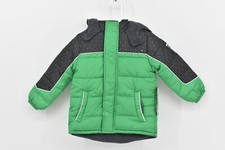 Youth Boy's iXtreme Insulated Fleece Lined Winter Jacket, Green, Size 4