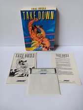 Commodore 64/128 Take Down Computer Game Software Tested/Works Gamestar
