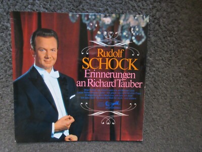 RUDOLF SCHOCK TENOR ''ERINNERUNGEN AN RICHARD TAUBER'' EURODISC (GERMANY) NM-/EX-