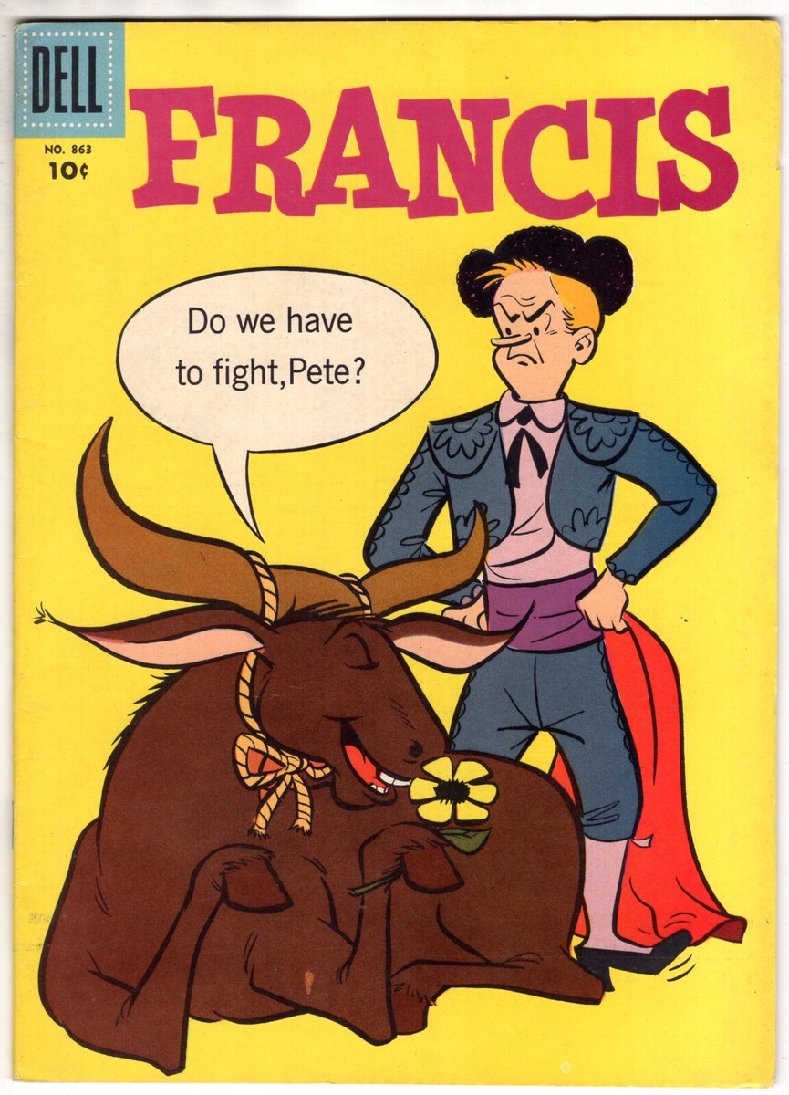 8P channel 4 Vol.1～3 Four Color 4C FC #863 1957 FRANCIS The Talking Mule ~ Dell