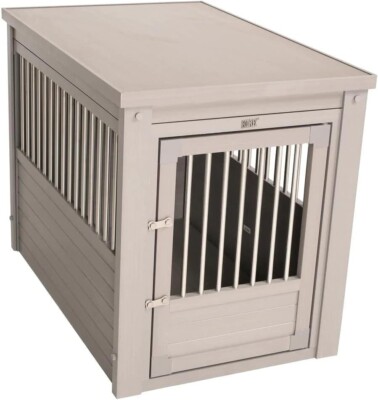 New Age Pet ecoFLEX Pet Crate/End Table, X-Large, Grey