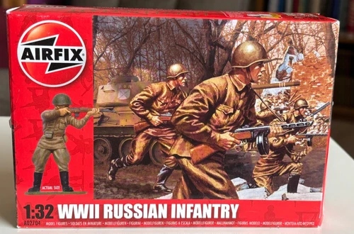 NEW WWII Russian Infantry #396124308108 AIRFIX Sealed in Original Plastic Bag