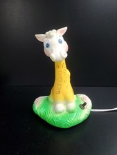 Vintage Formulette Rubber Giraffe Nursery Lamp - Night Light
