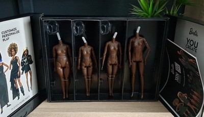 4x Barbie you create Basic MTM Made to Move AA Körper Bodies Set # 3