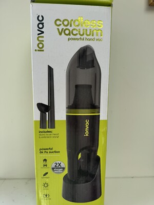 IonVac, Handheld Cordless Vacuum Cleaner, USB Charging, Multi-Surface NEW