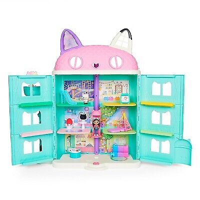 Gabby's Dollhouse, Purrfect Dollhouse 2-Foot Tall Playset with Sounds, 15  Pieces