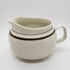 Elegance II Vintage Gravy Boat/Creamer Stoneware Bavarian Brown Japan