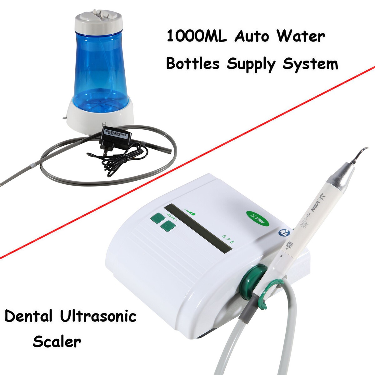 DENTALE MANIPOLO ABLATORE Ultrasuoni LED Dental Ultrasonic Piezo Scaler - Foto 4