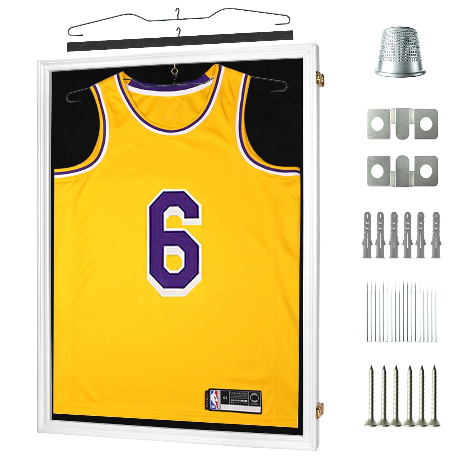 Jersey Frame Display Case, Large Football Jersey Shadow Box, Sports Jersey Fr...-image
