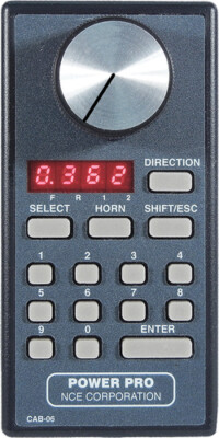 NCE 44 Cab06pR Engineer DCC Cab Throttle - Radio equipped - Wireless - IN STOCK