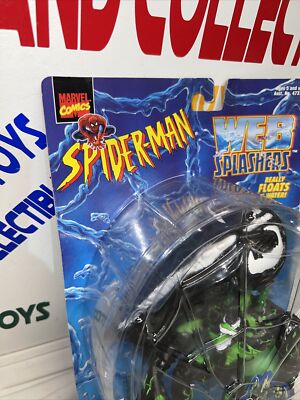 1997 Toy Biz Marvel Spider-Man Web Splashers Black Sea Venom