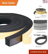 Adhesive Foam Tape - 2 Rolls 1" W X 3/4" - Weatherstrip, Gasket Seal - 13 Ft