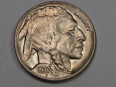 Bu 1937-D Buffalo Nickel. #4
