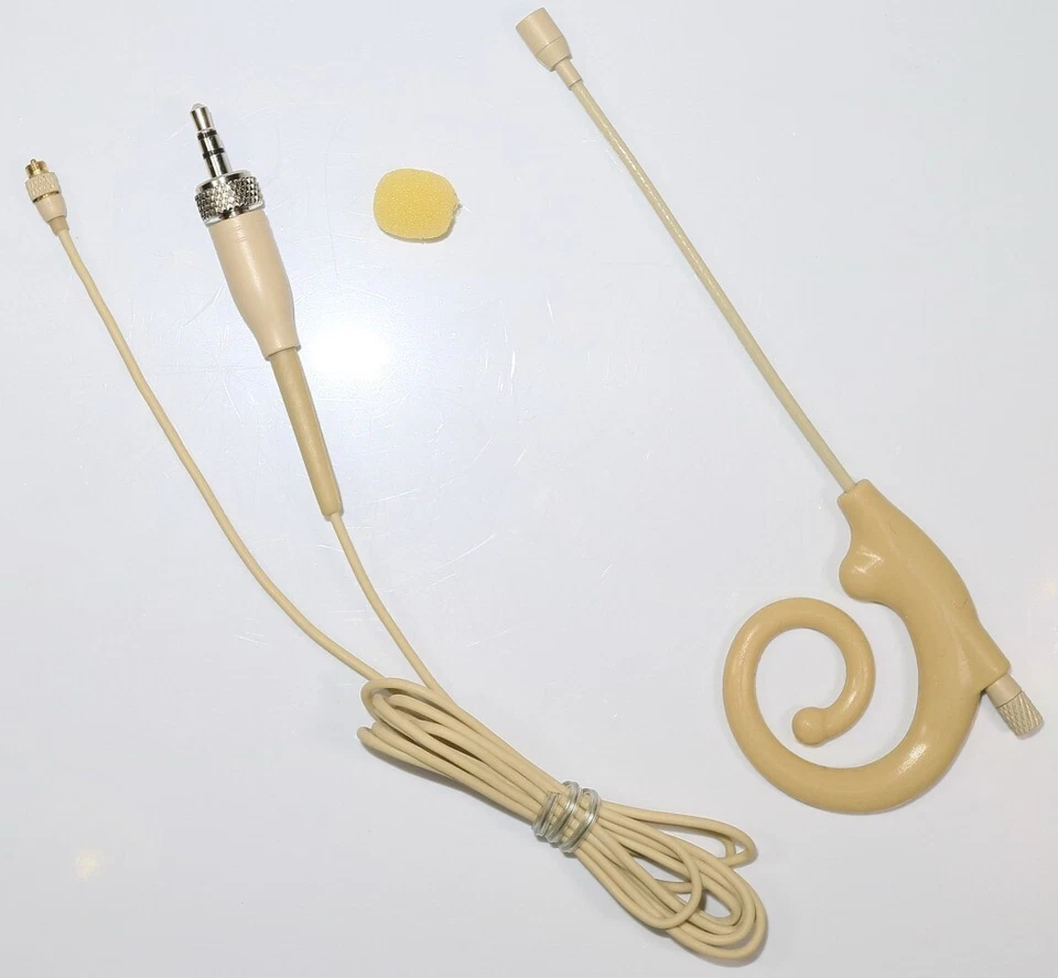 Snail Ear Hook Headset Microphone for Sennheiser G1 G2 G3 G4 Detachable Plug - Image 2 of 4