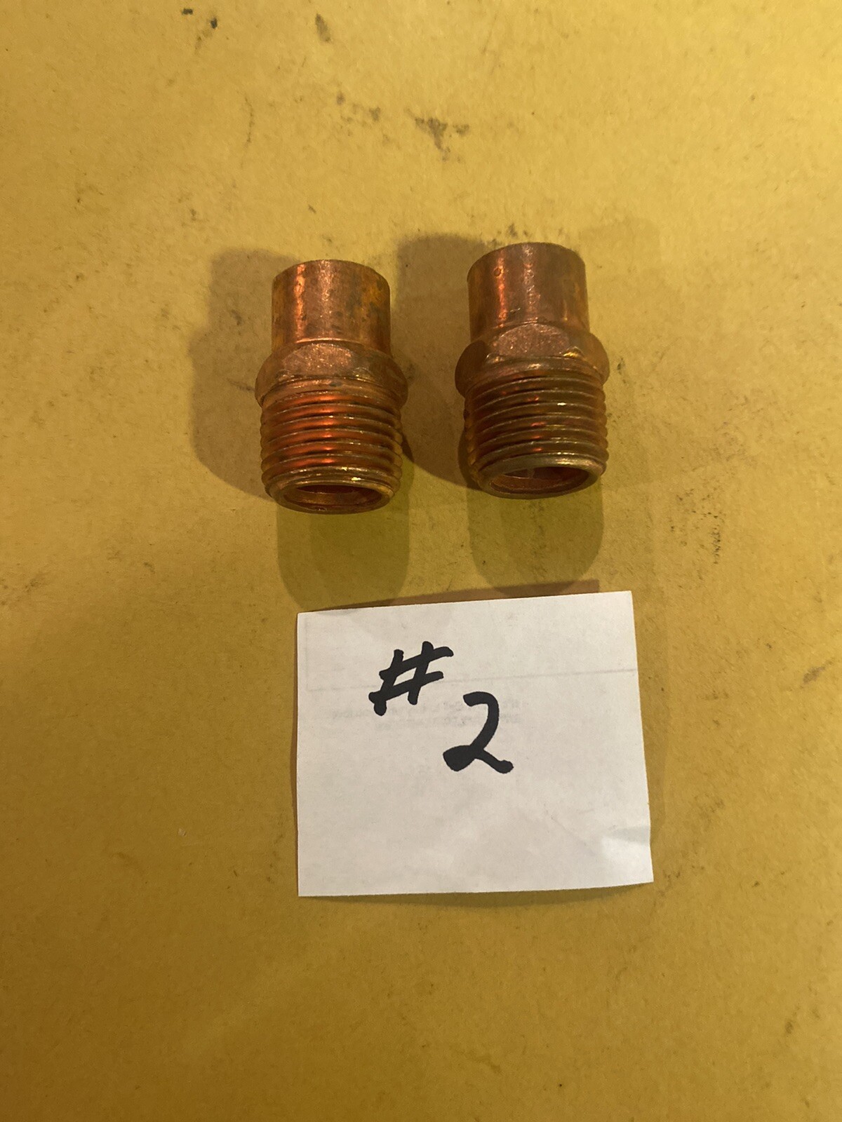10 Pc Pc 1/2” Copper X  1/2” Male Ips Adapter Fitting SOLDER  PLUMBING SWEAT