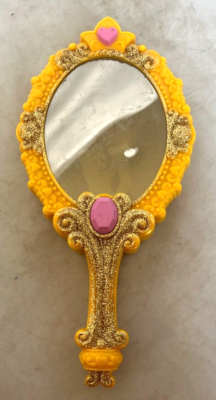VINTAGE Disney Beauty and The Beast Magic Mirror Works RARE Yellow ...