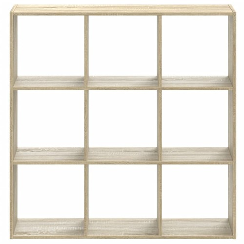 Bücherregal Sonoma-Eiche 102x32x102 cm Holzwerkstoff - Bild 4 von 10
