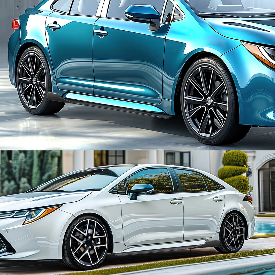 For Alfa Romeo Giulietta 147 159 Giulia Stelvio Side Skirt Rocker Panel Lip 2.2m - image 3 of 4