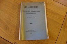 LES ARMOIRIES DES PRINCES DE SCHWARZBURG 1905 BOULY DE LESDAIN ALLEMAGNE MONNAIE