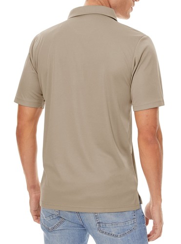 Men's Casual Polo Shirts Short Sleeve Quick Drying Outdoor Golf Sport Work Tops - Picture 23 of 126