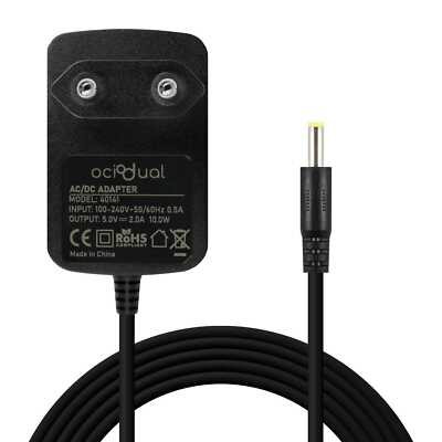 Ladegerät kompatibel mit PSP, EU AC, Schwarz, 100 240V, 50/60Hz, 5V, 10W