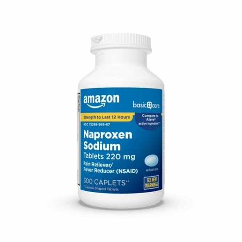 Basic Care Naproxen Sodium Tablets 220 mg, 300 Count 370030114276 eBay