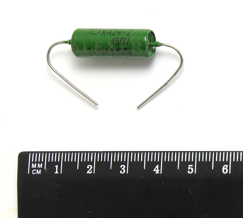 Condensateurs PIO 1uF 160V K42Y-2 - Lot De 12 Pièces - Papier Dans Huile NOS URSS - Pour Audio Vintage