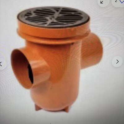 Polypipe UG427 110mm drainage Back Inlet Roddable bottle gulley ...