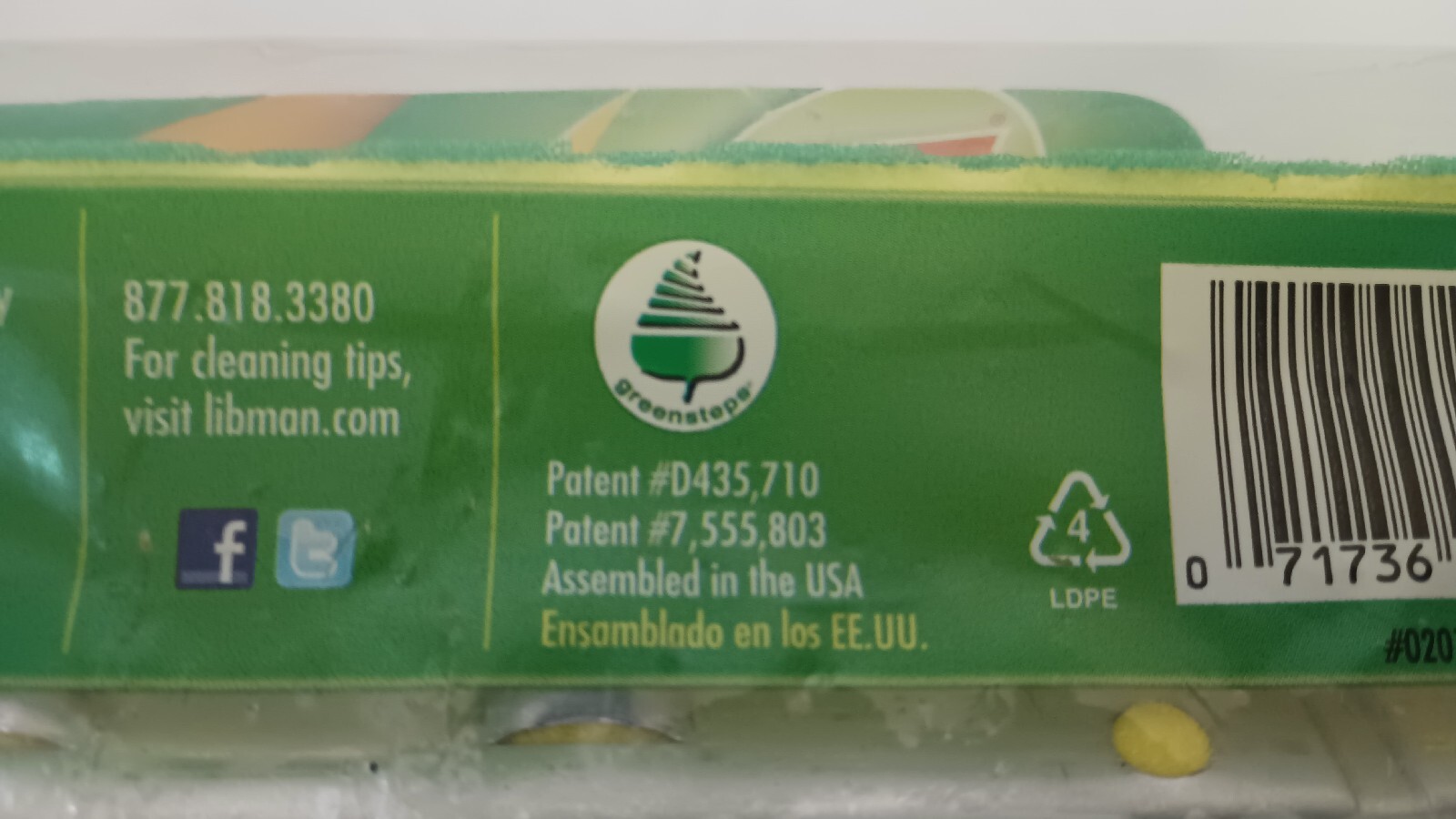 Libman Nitty Gritty Roller Mop Refill #02011,  The Libman Company