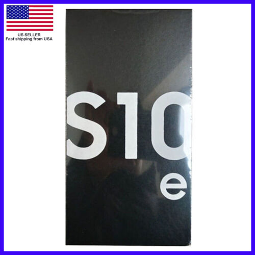 NEW SEALED Samsung Galaxy S10e SM-G970U1 128GB Unlocked Smartphone ALL CARRIERS - Afbeelding 1 van 20