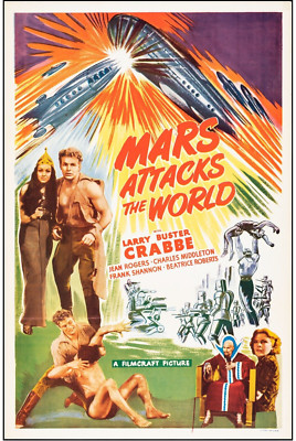 Mars Attacks the World (R-1950). Rolled, Very Fine+. One Sheet (27'' X41'').