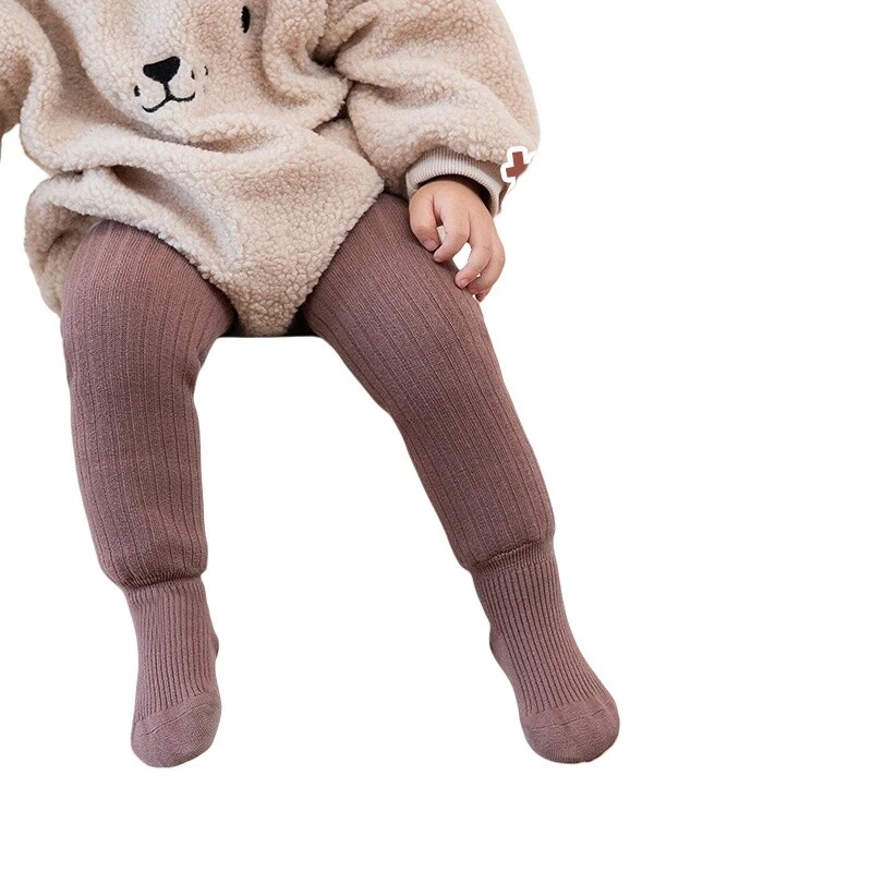 Medias súper gruesas para niñas bebé pantimedias algodón invierno cálido 0-6 años Foto 4 de 4