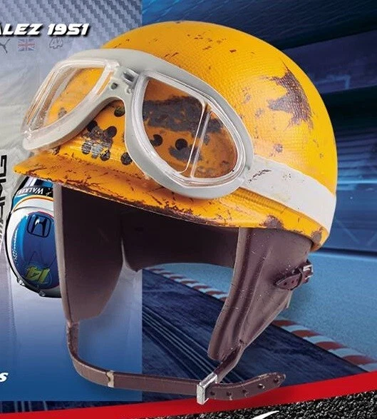 JOSE FROILAN GONZALEZ 1951 FERRARI FORMULA 1 MINI HELMET (SCALE 1:5) BRAND NEW - Image 3 of 4