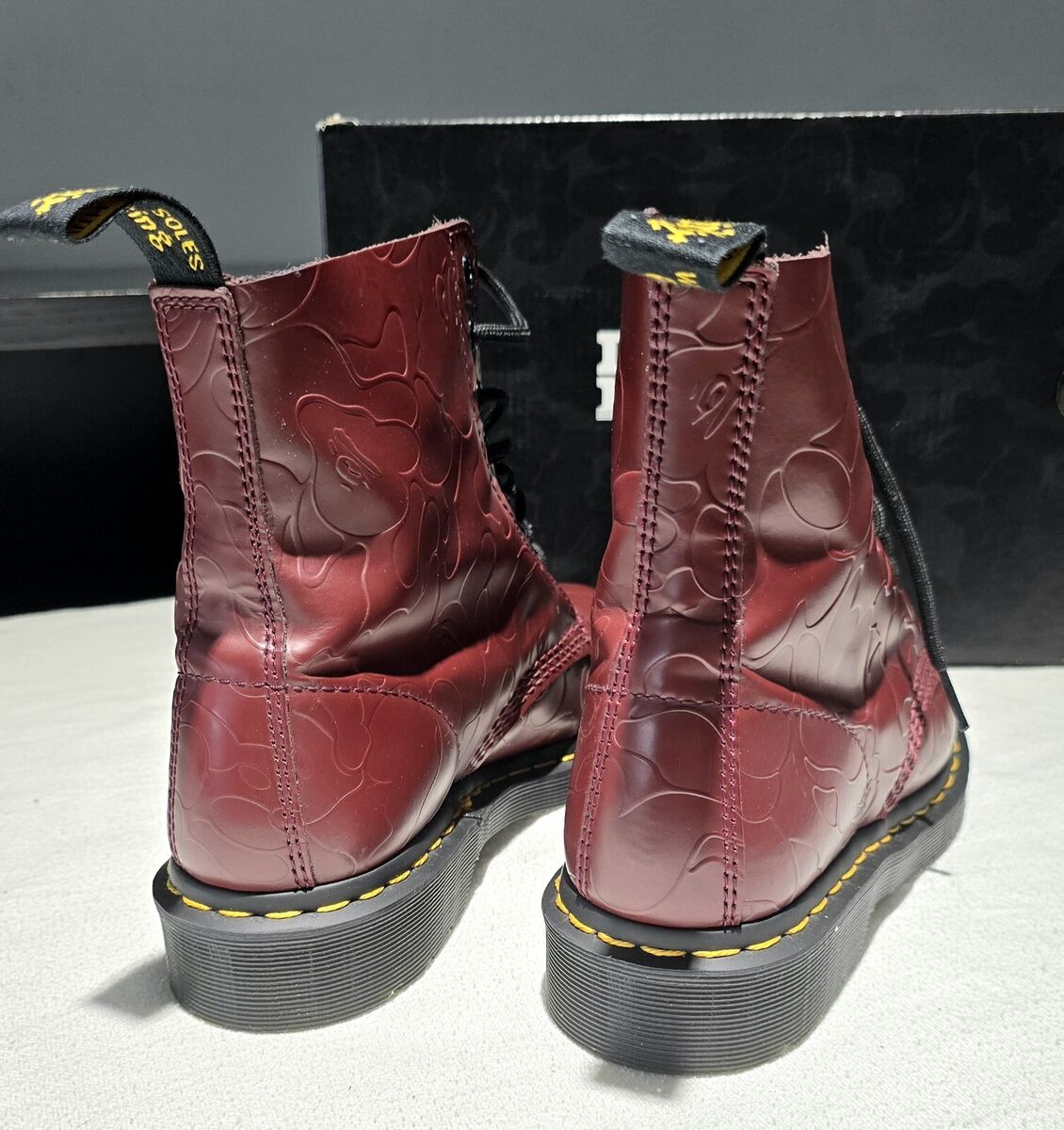Dr. Doc Martens x BAPE 1460 Pascal Men's Size 8 Oxblood Red Dr. Doc Martens x BAPE 1460 Pascal Men's Size 8 Oxblood Red