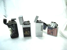 Lighter Lot Zippo, Cyma Dandy, Win 2000, Dax - Parts Only