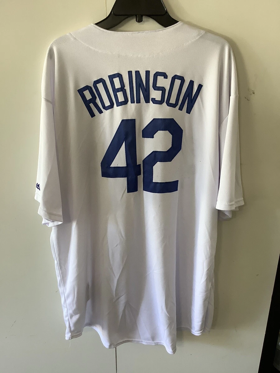 Jackie Robinson 42 Dodgers Majestic Cooperstown Collection MLB