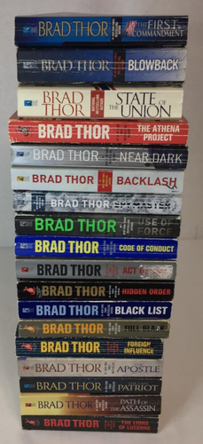 Huge Lot of 17 SCOT HARVATH Series Books by Brad Thor + Bonus - PB Near ...