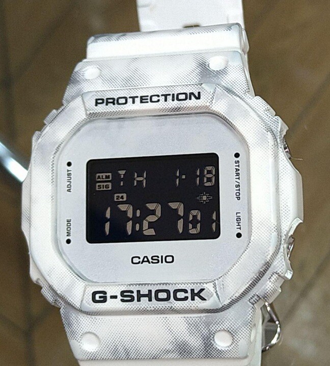 CASIO GSHOCK GRUNGE SNOW CAMOUFLAGE DW-5600GC-7JF FROM JAPAN | eBay