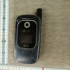  FOR PARTS LG CU400 AT T CDMA 3G Black Cellular Camera Flip Phone Only
